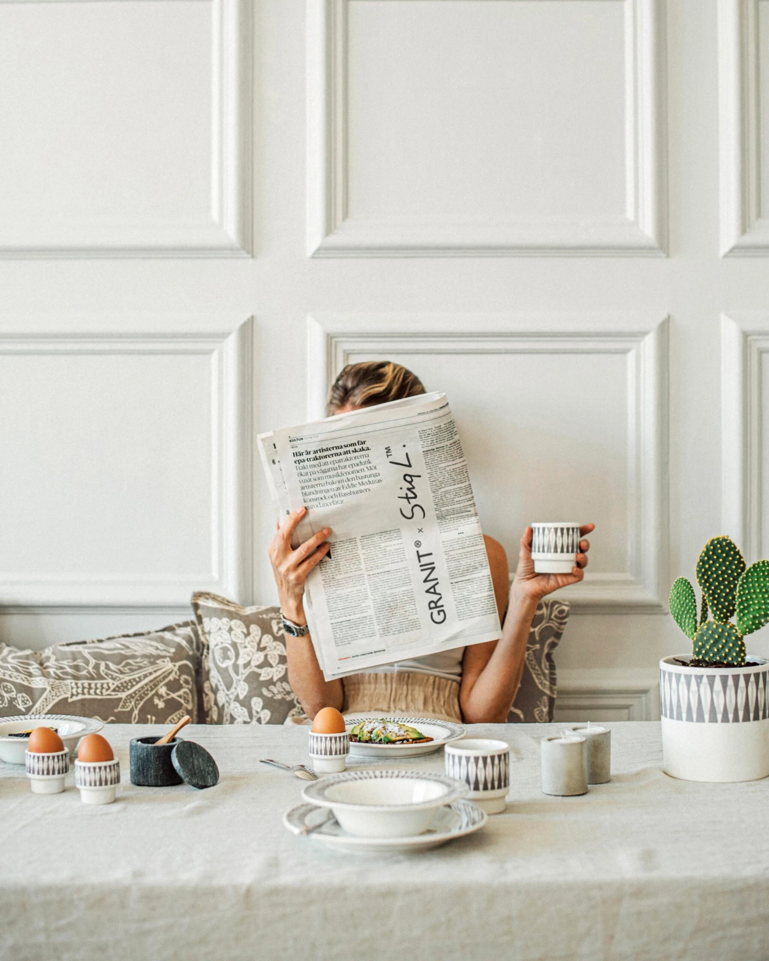 Blumentopf Stig Lindberg Diabolo 15 Cm Grau 6 Blumentopf Stig Lindberg Diabolo 15 Cm Grau – Bild 4