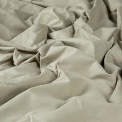 Bettbezug Bio-Baumwolle 220 X 220 Hell Khaki Grün -Einrichtungsgeschäft 401976 35095