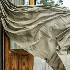 Vorhang Leinen-Mix 145 X 300 Cm 2er-Pack Hell Khaki Grün 13 Vorhang Leinen-Mix 145 X 300 Cm 2er-Pack Hell Khaki Grün -Einrichtungsgeschäft 402160 35833