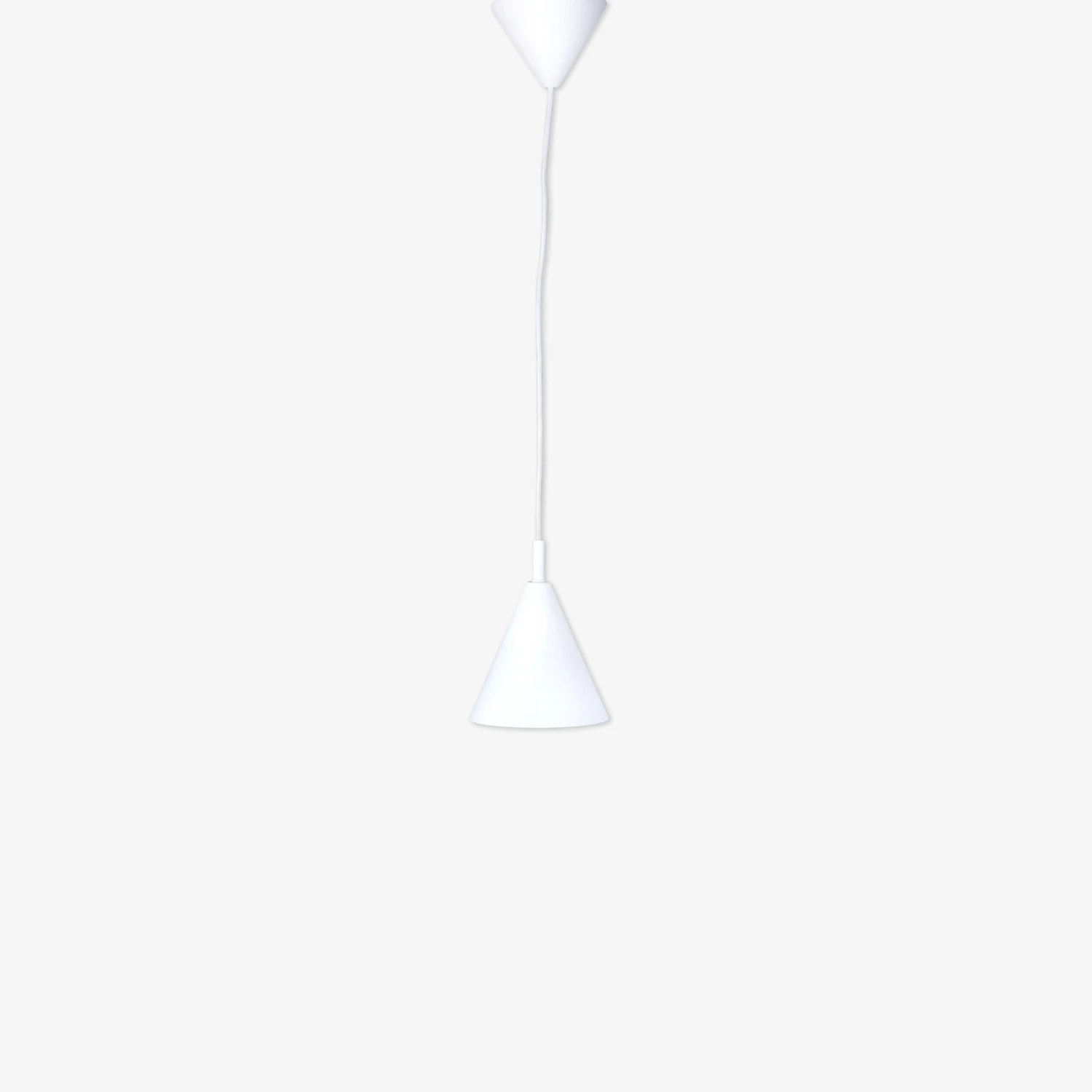 Hängelampe Konus Klein Weiß 4 Hängelampe Konus Klein Weiß – Bild 2