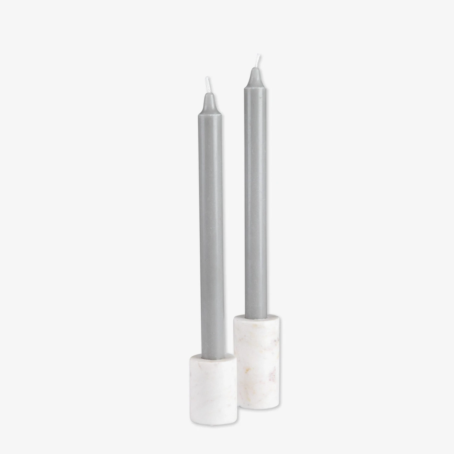 Kerzenhalter Marmor Krone H 6 Cm Weiß 5 Kerzenhalter Marmor Krone H 6 Cm Weiß – Bild 3