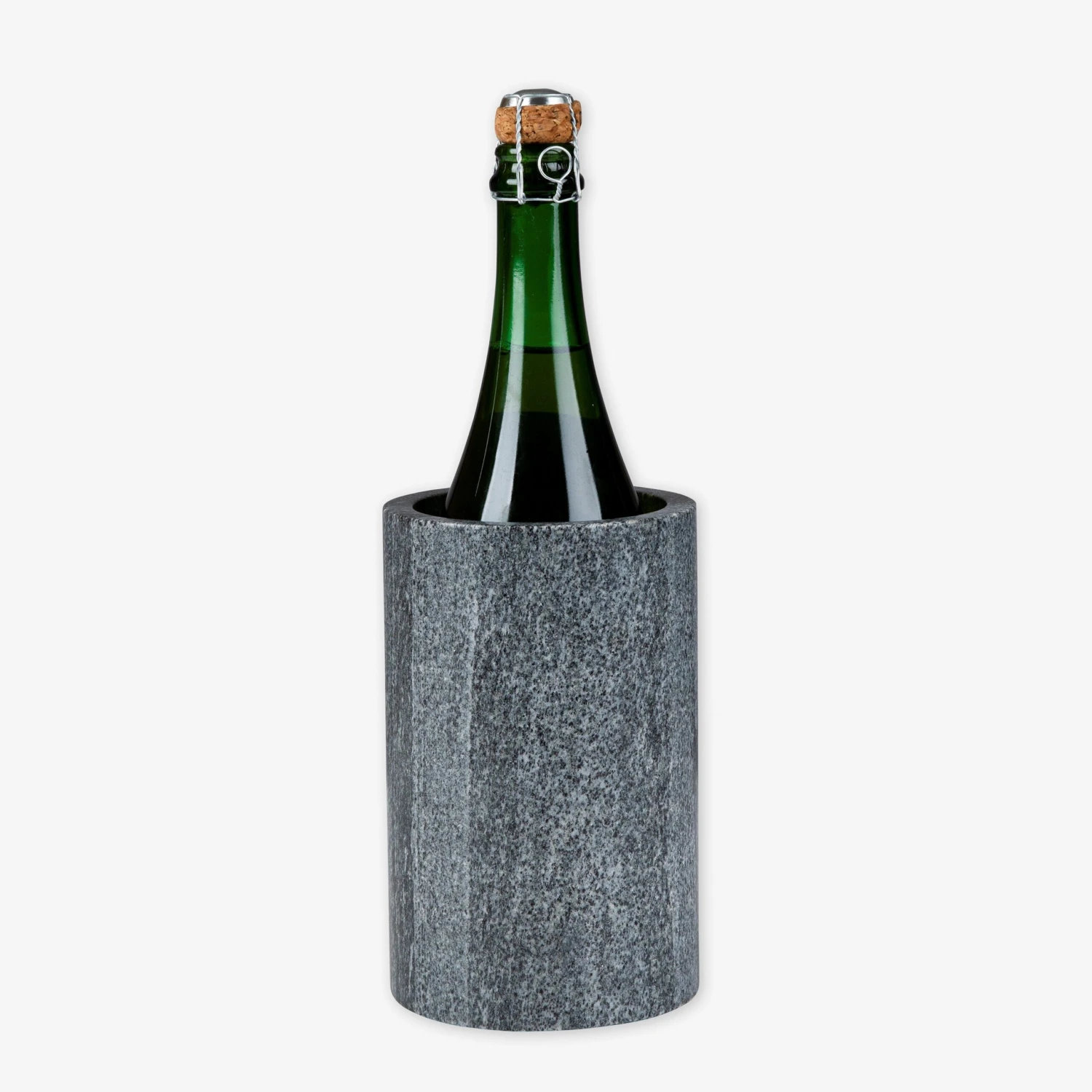 Weinkühler/Utensilienhalter Marmor Dunkelgrau 4 Weinkühler/Utensilienhalter Marmor Dunkelgrau – Bild 2