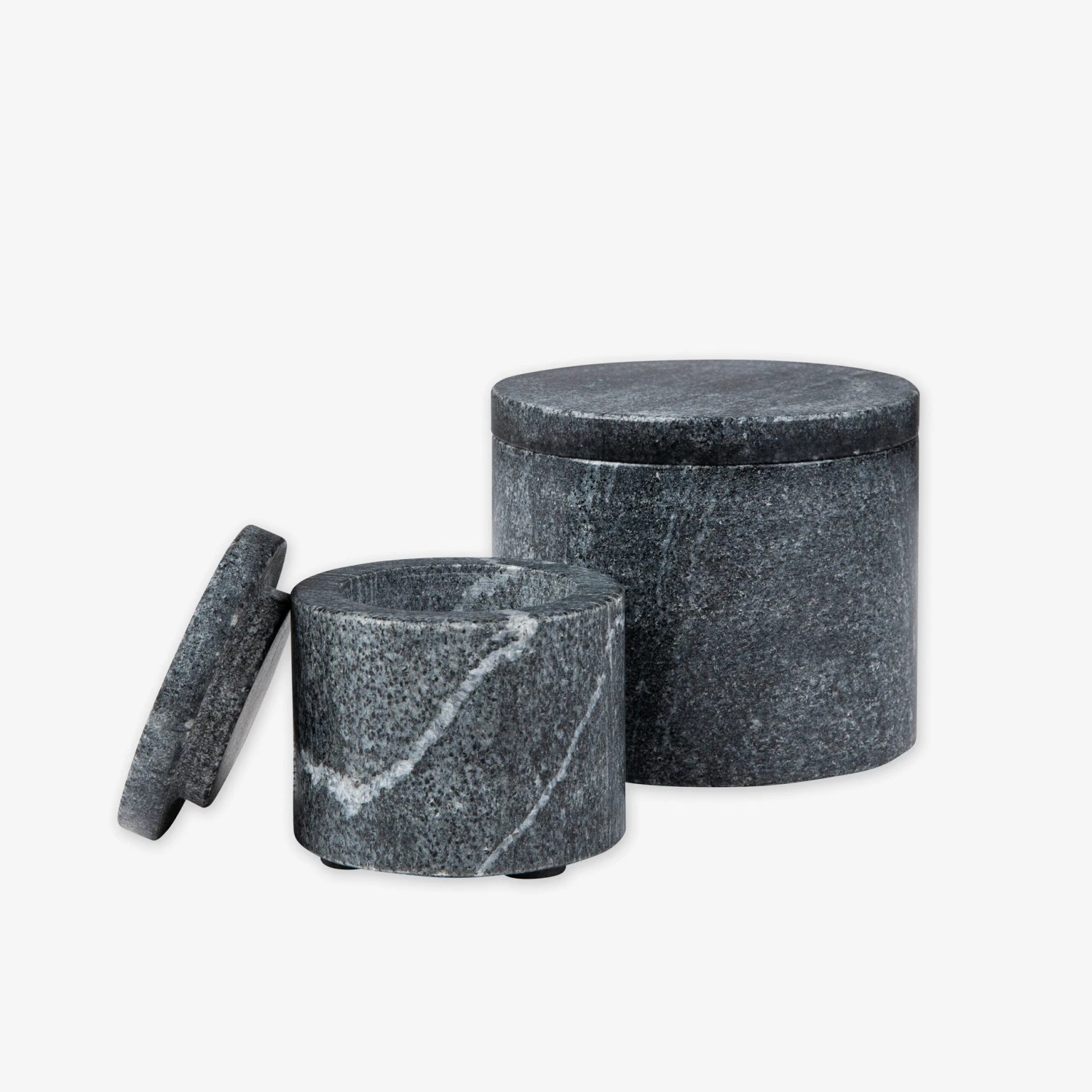 Schachtel Marmor Dunkelgrau 5 Schachtel Marmor Dunkelgrau – Bild 3