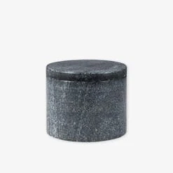 Dose Marmor Dunkelgrau