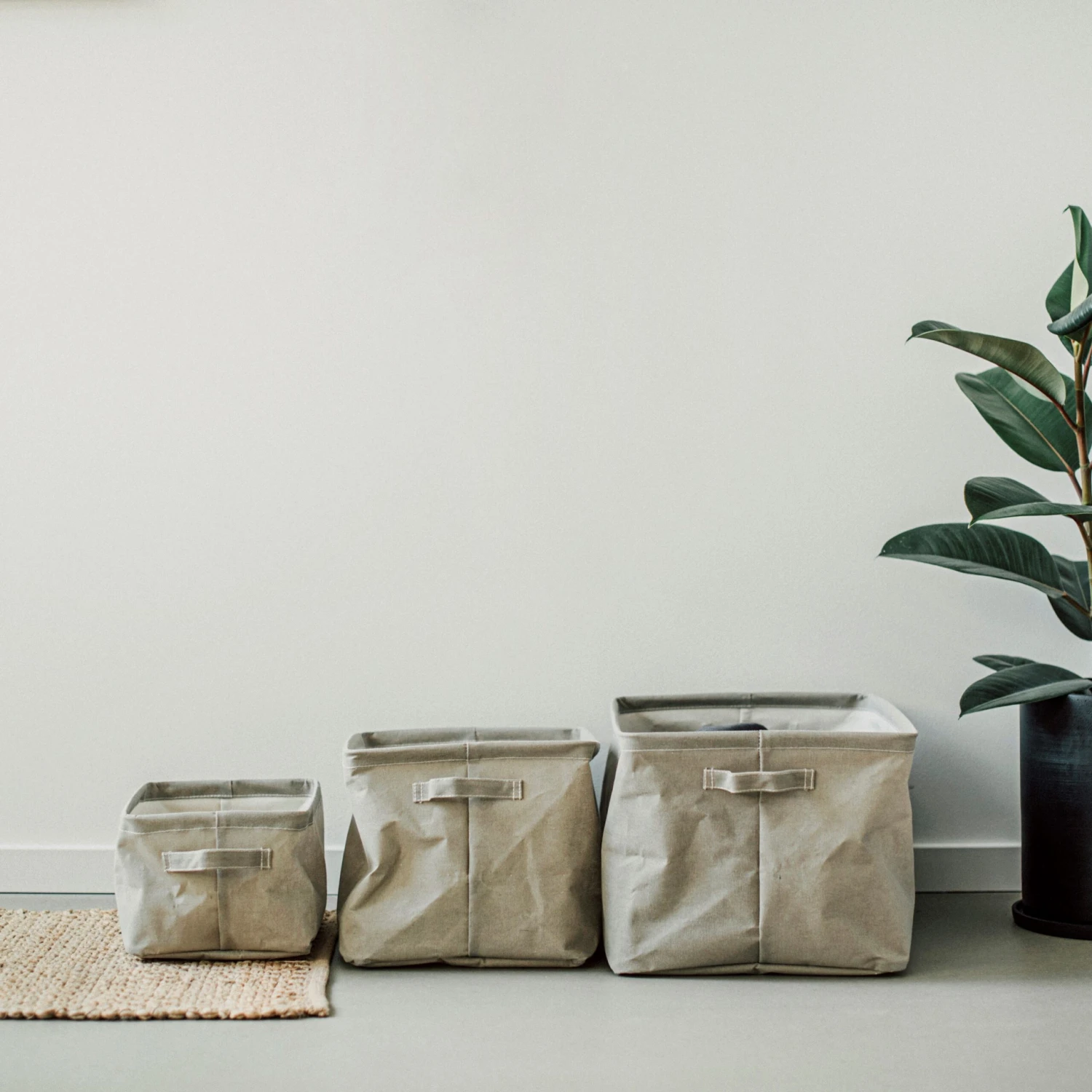 Korb Faltbar Groß Beige 7 Korb Faltbar Groß Beige – Bild 5