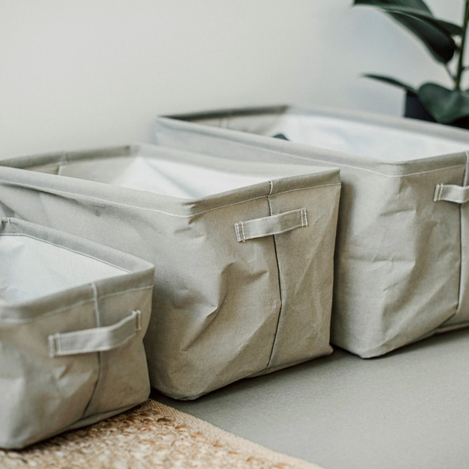 Korb Faltbar Groß Beige 8 Korb Faltbar Groß Beige – Bild 6