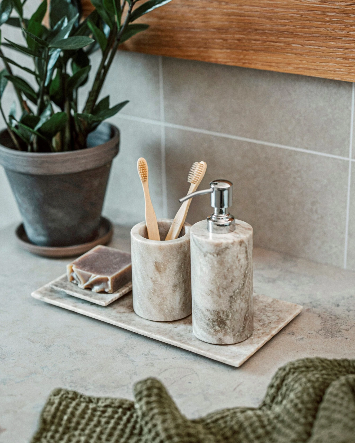 Seifenschale Beige Marmor 8 Seifenschale Beige Marmor – Bild 6