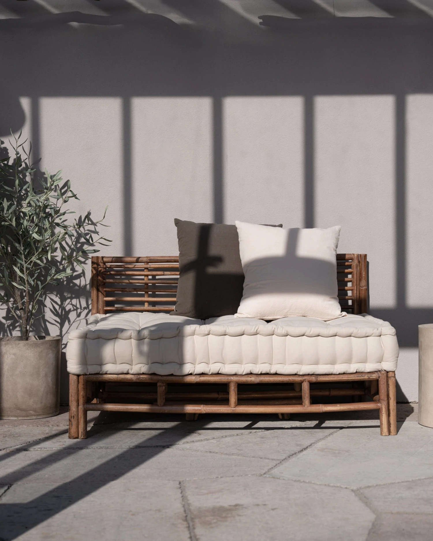 Sitzkissen XL Lang Hellbeige 8 Sitzkissen XL Lang Hellbeige – Bild 6