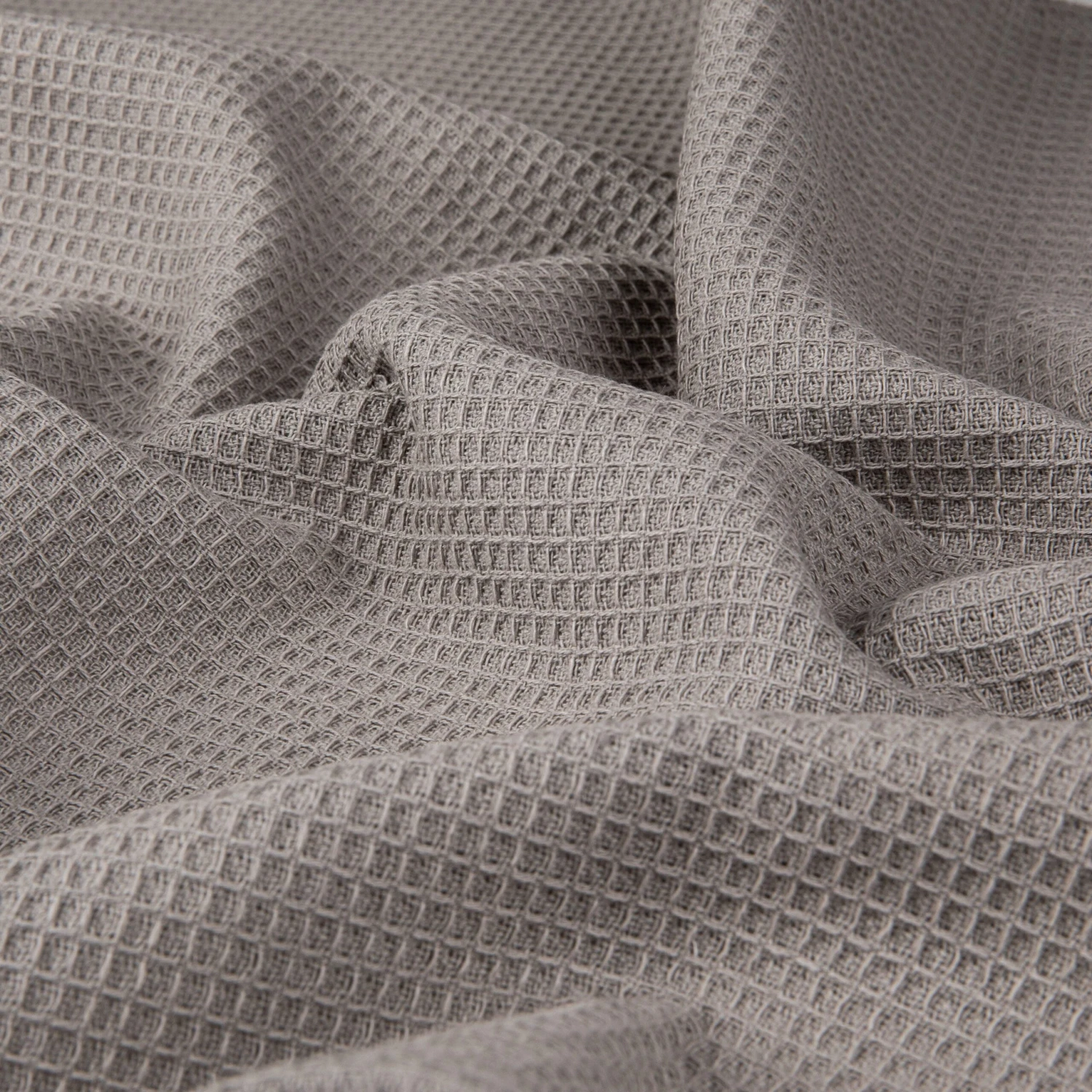 Küchenhandtuch Waffel 50x70cm 2er-Pack Grau/Weiß 6 Küchenhandtuch Waffel 50x70cm 2er-Pack Grau/Weiß – Bild 4