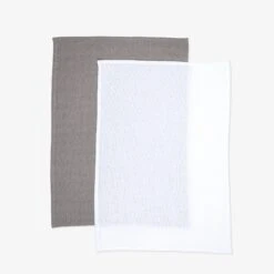 Küchenhandtuch Waffel 50x70cm 2er-Pack Grau/Weiß 12 Küchenhandtuch Waffel 50x70cm 2er-Pack Grau/Weiß -Einrichtungsgeschäft 402675 38736