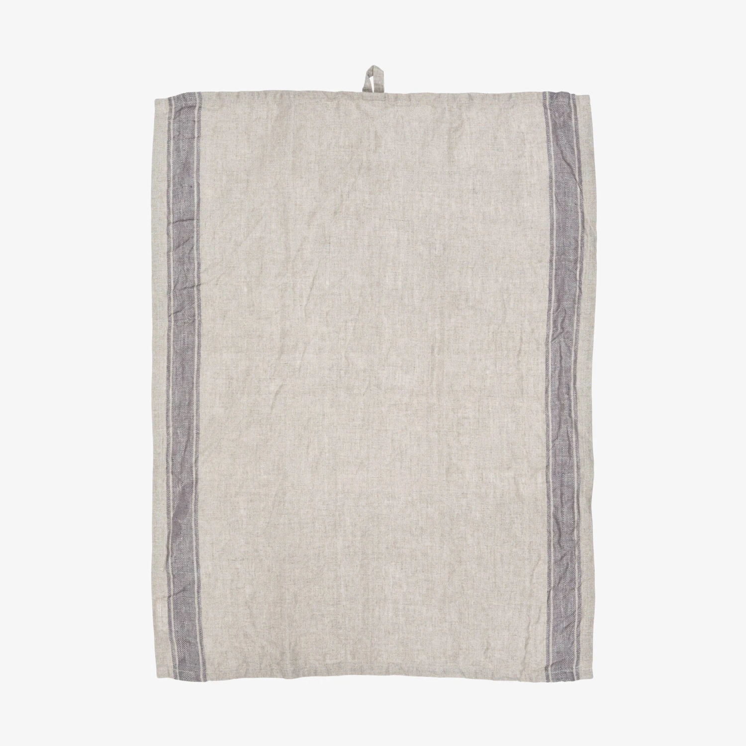 Küchentuch Leinen 50x70cm Natur/Grau 3 Küchentuch Leinen 50x70cm Natur/Grau