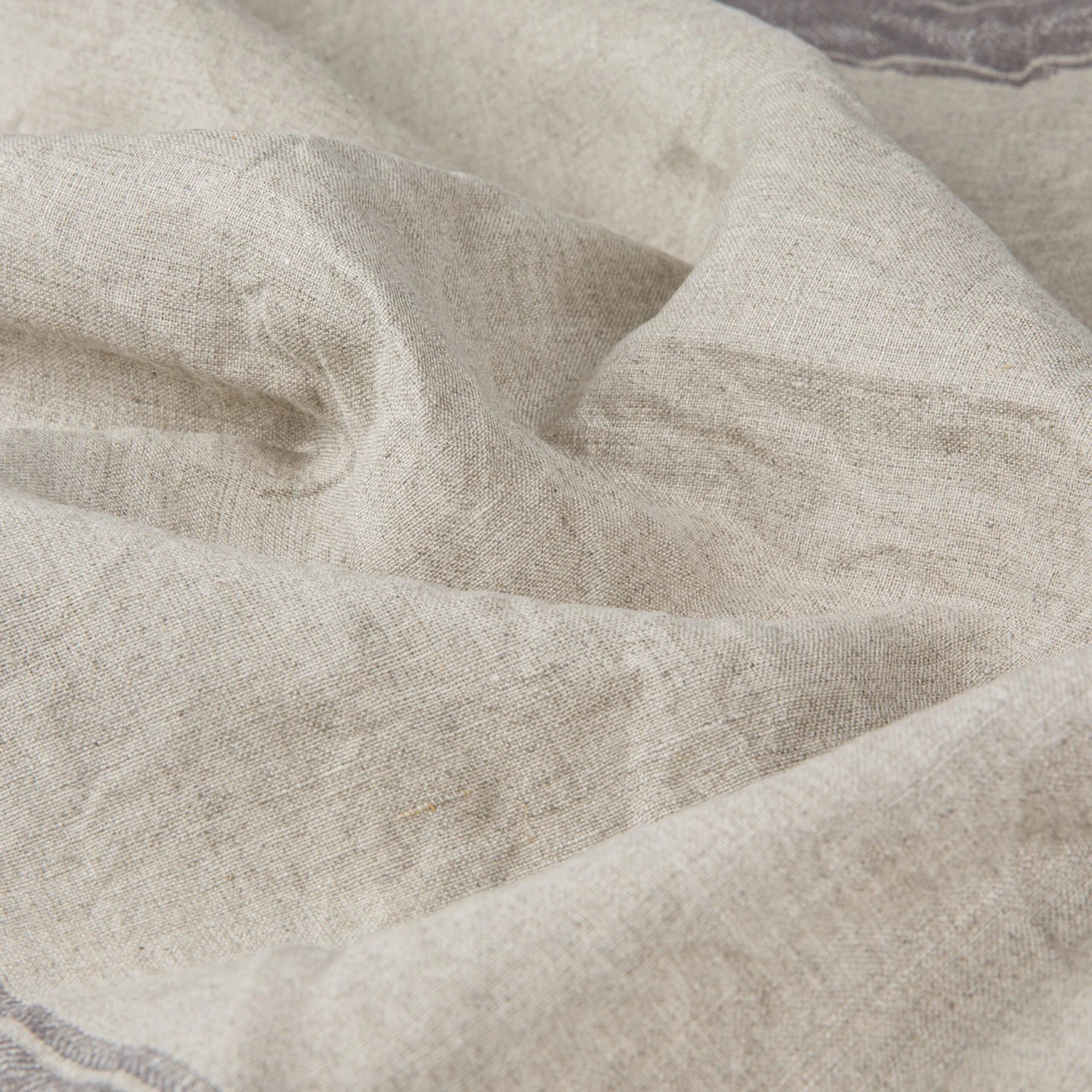 Küchentuch Leinen 50x70cm Natur/Grau 6 Küchentuch Leinen 50x70cm Natur/Grau – Bild 4