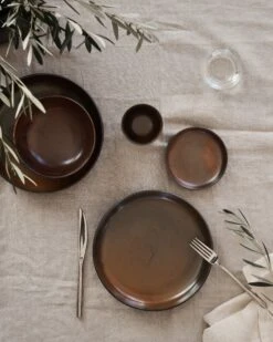 DUKA Toscana Essteller, 25 Cm, Braun -Einrichtungsgeschäft 920 402629 38912