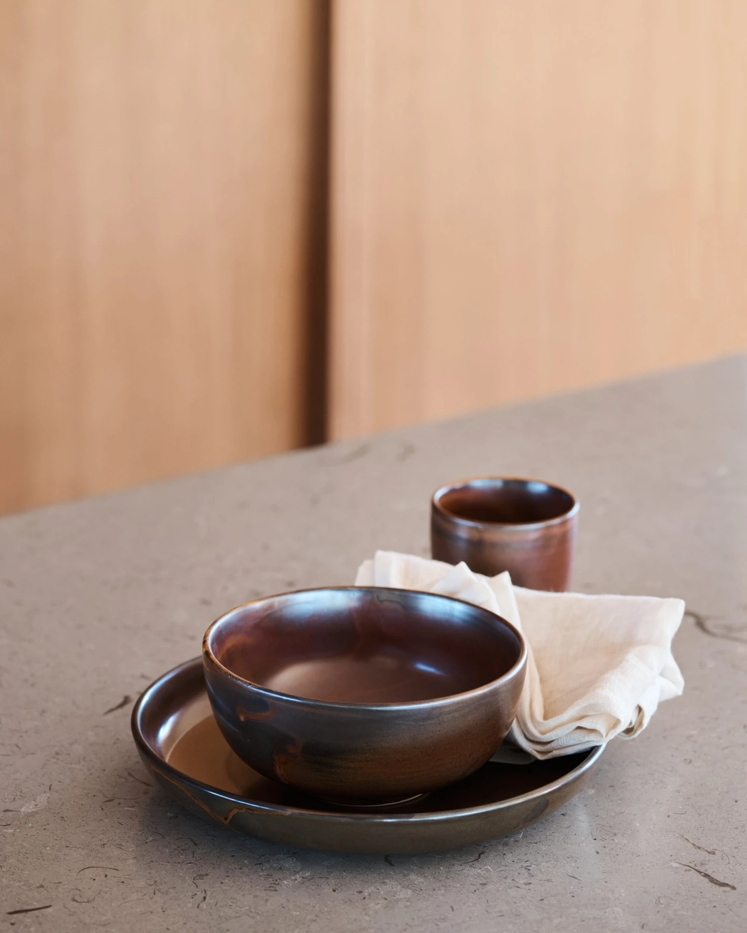 DUKA Toscana Schale 17,5 Cm, Braun 5 DUKA Toscana Schale 17,5 Cm, Braun – Bild 3