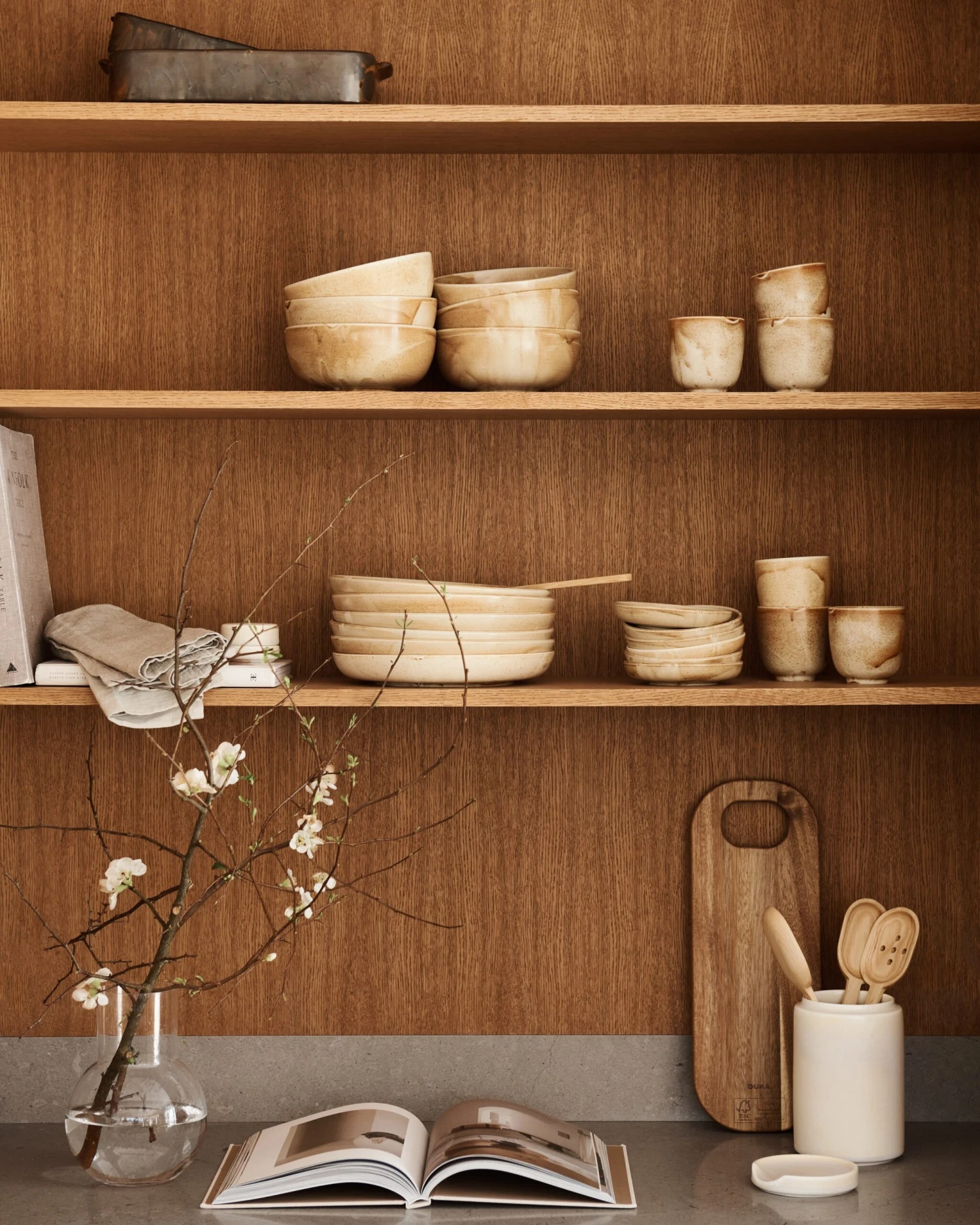 DUKA Toscana Essteller, 25 Cm, Beige 8 DUKA Toscana Essteller, 25 Cm, Beige – Bild 6