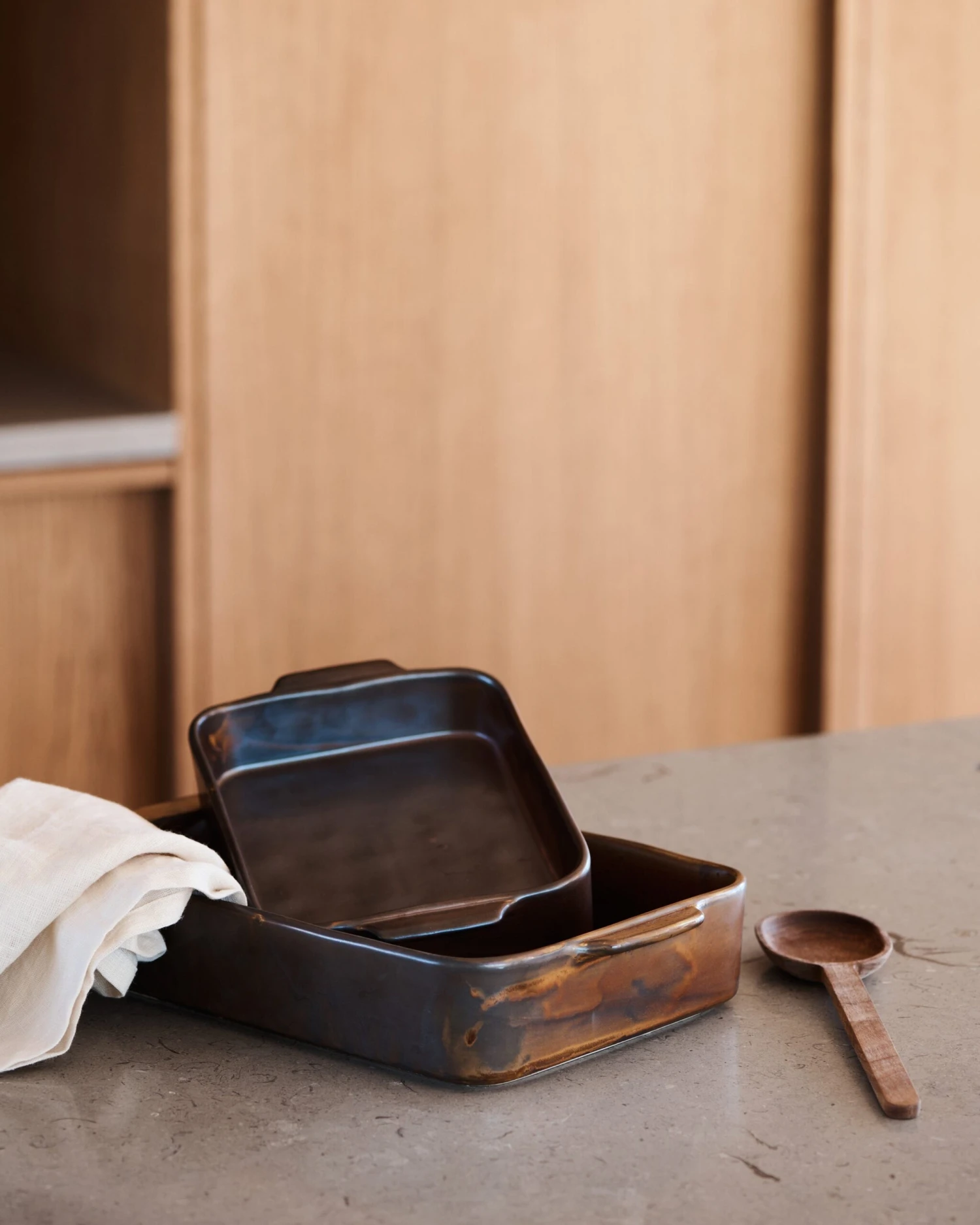 DUKA Toscana Auflaufform 26 X 16 Cm, Braun 7 DUKA Toscana Auflaufform 26 X 16 Cm, Braun – Bild 5